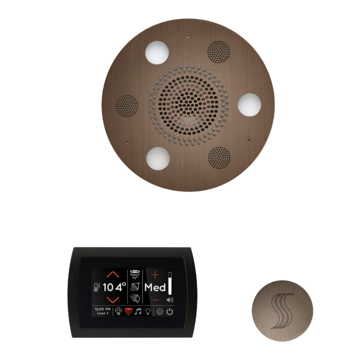 ThermaSol The Wellness Steam Package with SignaTouch Round WSTPSR