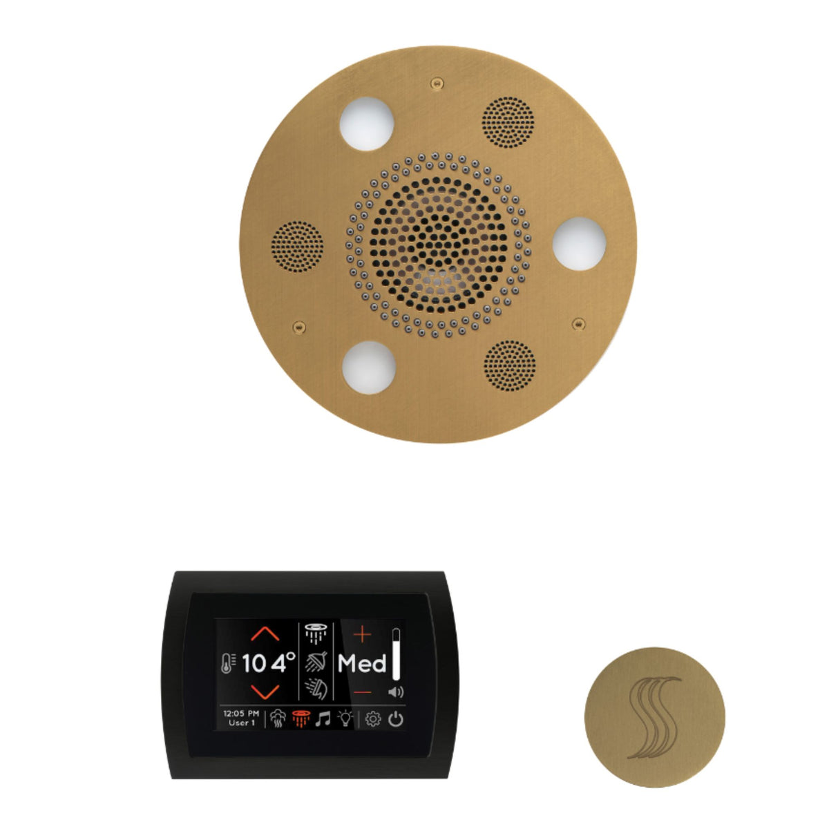 ThermaSol The Wellness Steam Package with SignaTouch Round WSTPSR