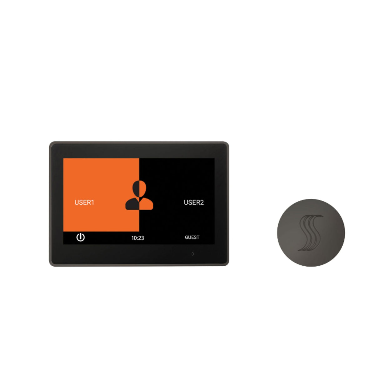 ThermaSol 10" ThermaTouch Control, Round SteamVection Steam Head Steam Shower Kit TT10-SVRD