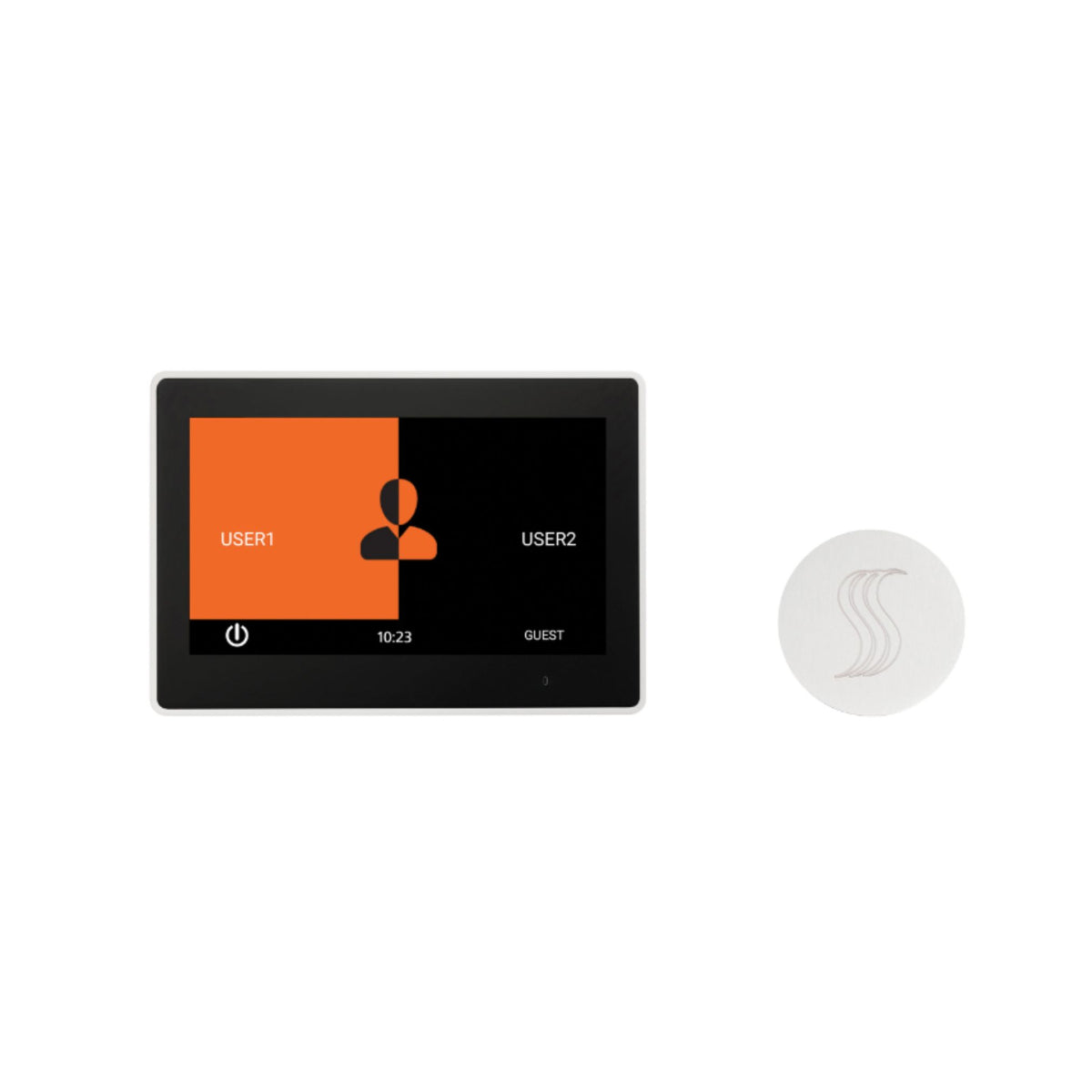 ThermaSol 10" ThermaTouch Control, Round SteamVection Steam Head Steam Shower Kit TT10-SVRD