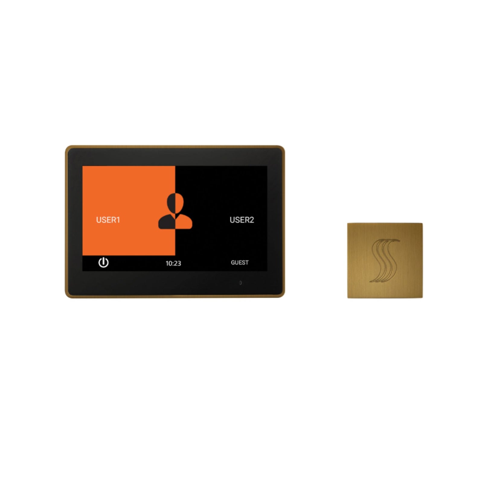 ThermaSol ThermaTouch Control 10" SteamVection Square Steam Head Control TT10-SVSQ