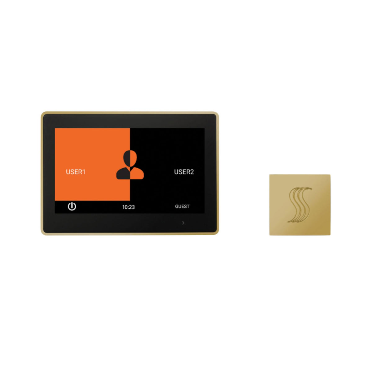 ThermaSol ThermaTouch Control 10" SteamVection Square Steam Head Control TT10-SVSQ