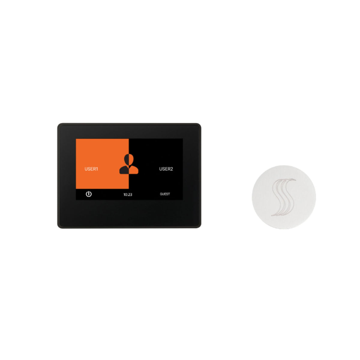 ThermaSol 7" ThermaTouch Control, SteamVection Steam Head Steam Shower Kit TT7-SVRD