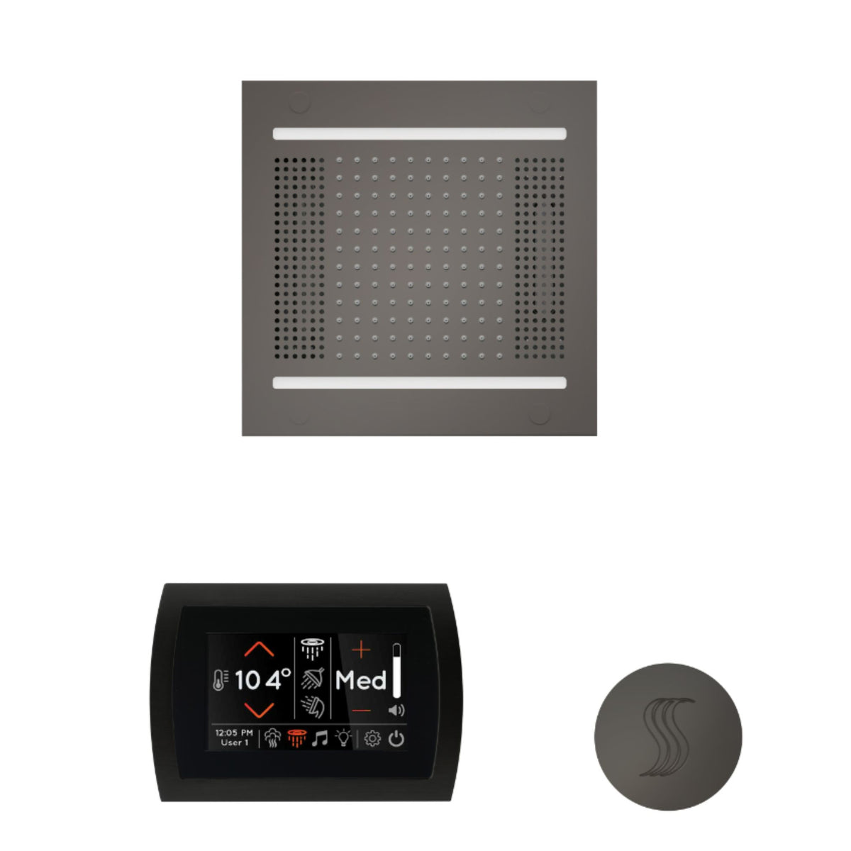 ThermaSol The wellness Hydrovive14 Steam Package with SignaTouch Round WH14STPSR