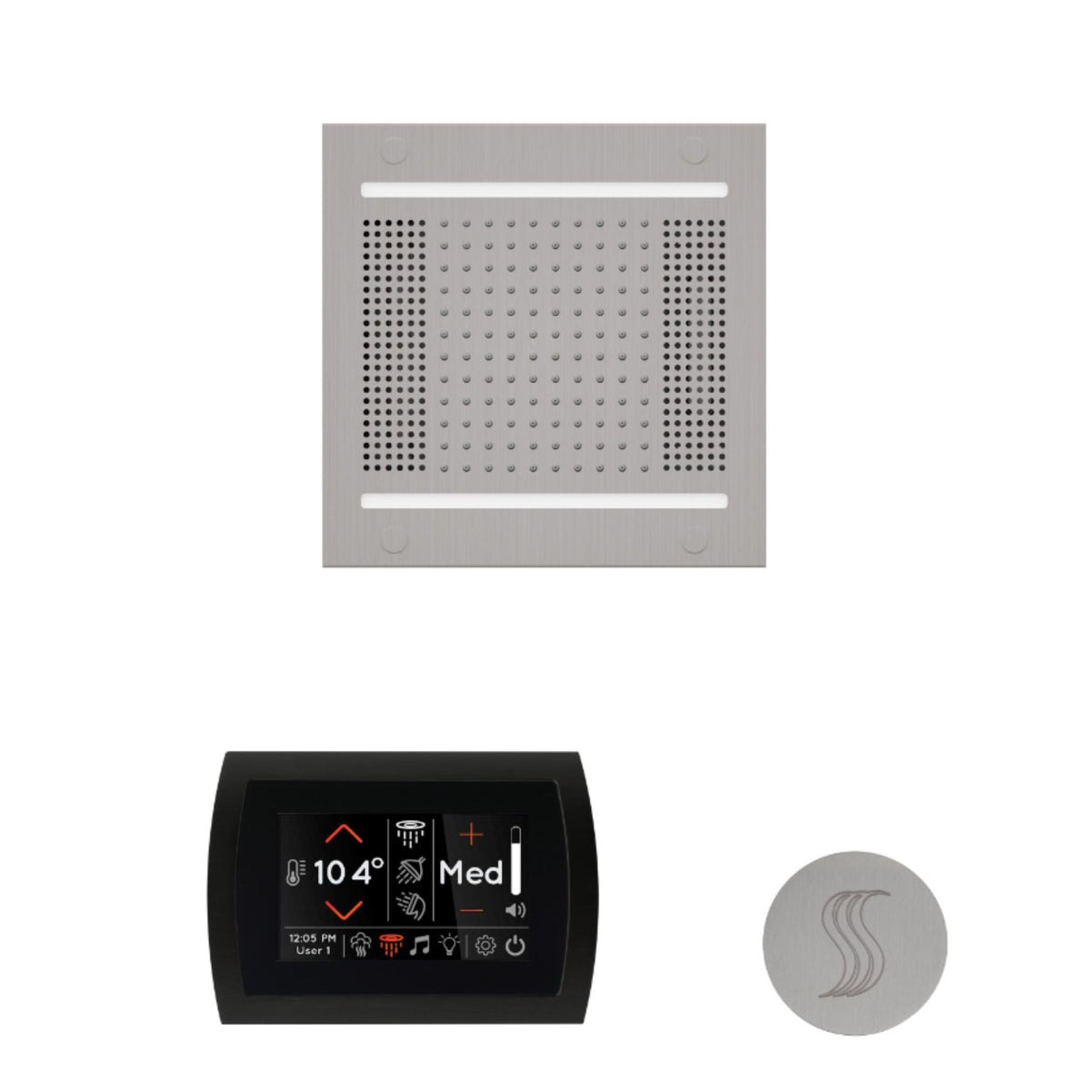 ThermaSol The wellness Hydrovive14 Steam Package with SignaTouch Round WH14STPSR