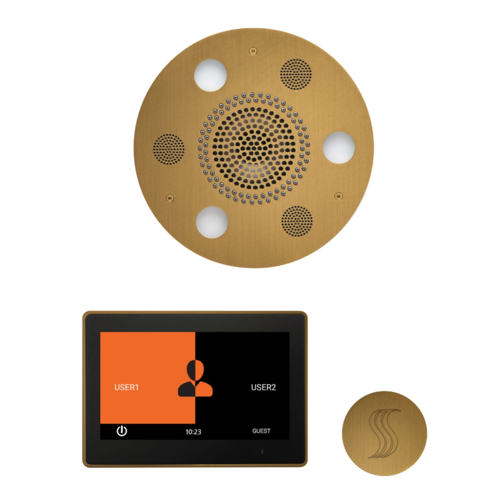 ThermaSol Wellness Steam Package with 10" ThermaTouch Round WSTP10R