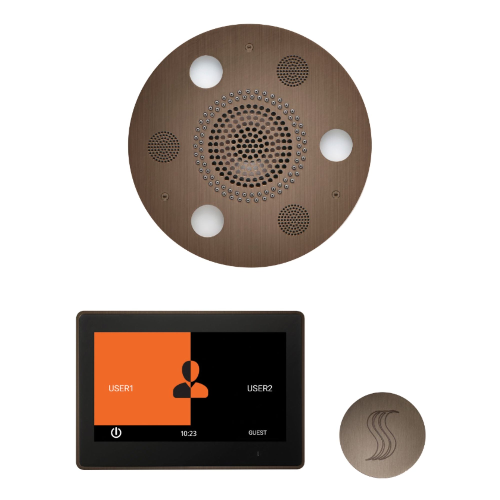 ThermaSol Wellness Steam Package with 10" ThermaTouch Round WSTP10R