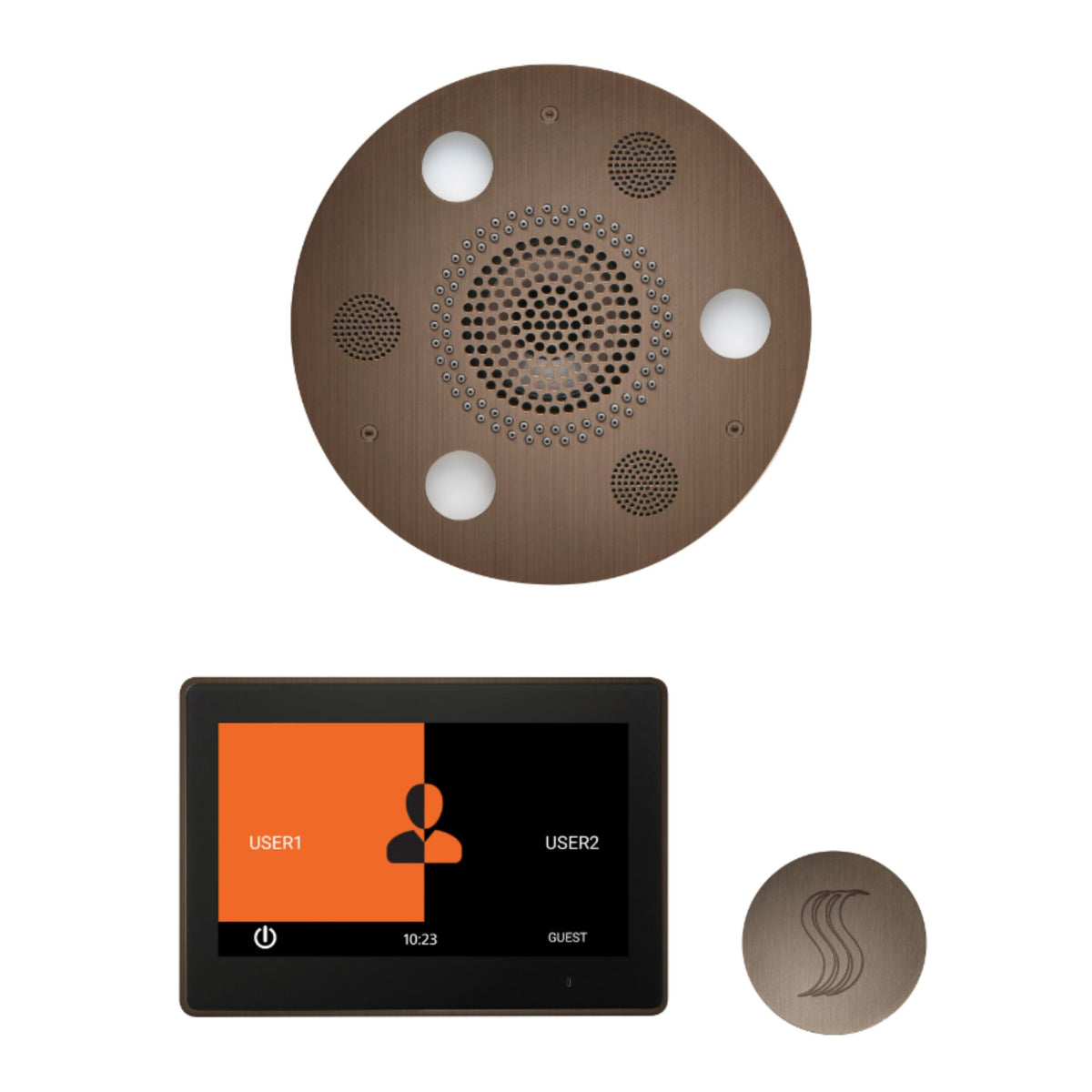 ThermaSol Wellness Steam Package with 10" ThermaTouch Round WSTP10R