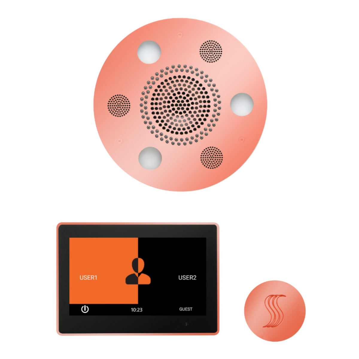 ThermaSol Wellness Steam Package with 10" ThermaTouch Round WSTP10R