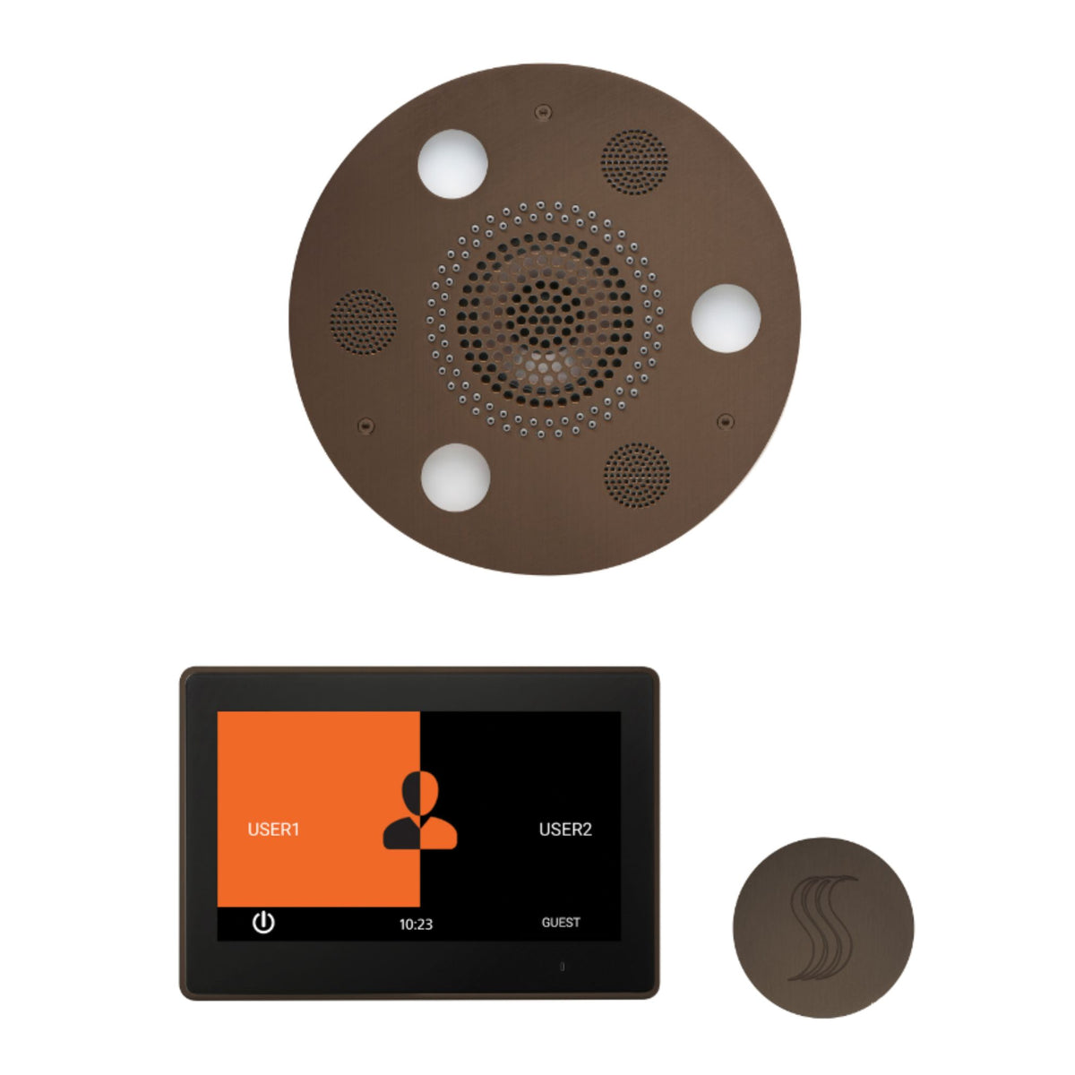 ThermaSol Wellness Steam Package with 10" ThermaTouch Round WSTP10R