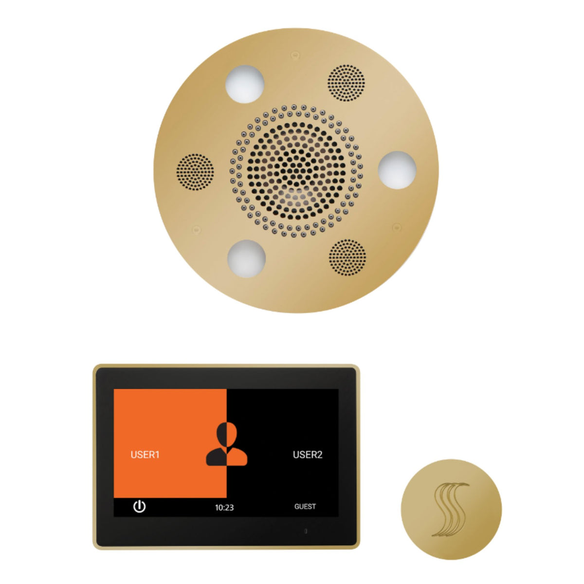 ThermaSol Wellness Steam Package with 10" ThermaTouch Round WSTP10R