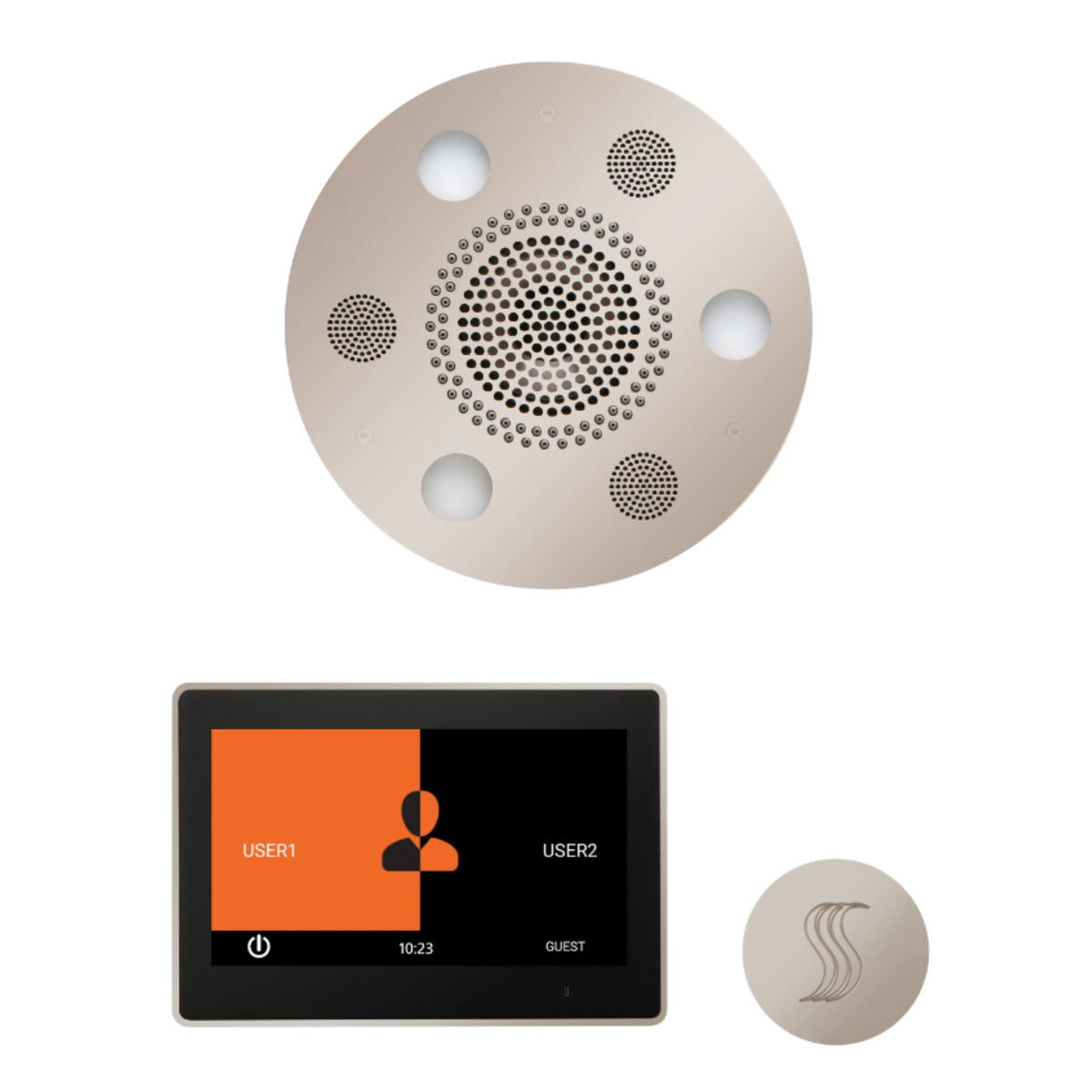 ThermaSol Wellness Steam Package with 10" ThermaTouch Round WSTP10R