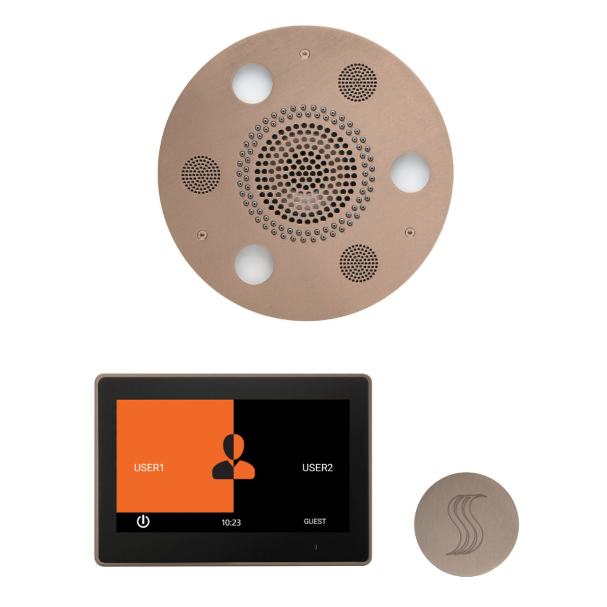 ThermaSol Wellness Steam Package with 10" ThermaTouch Round WSTP10R