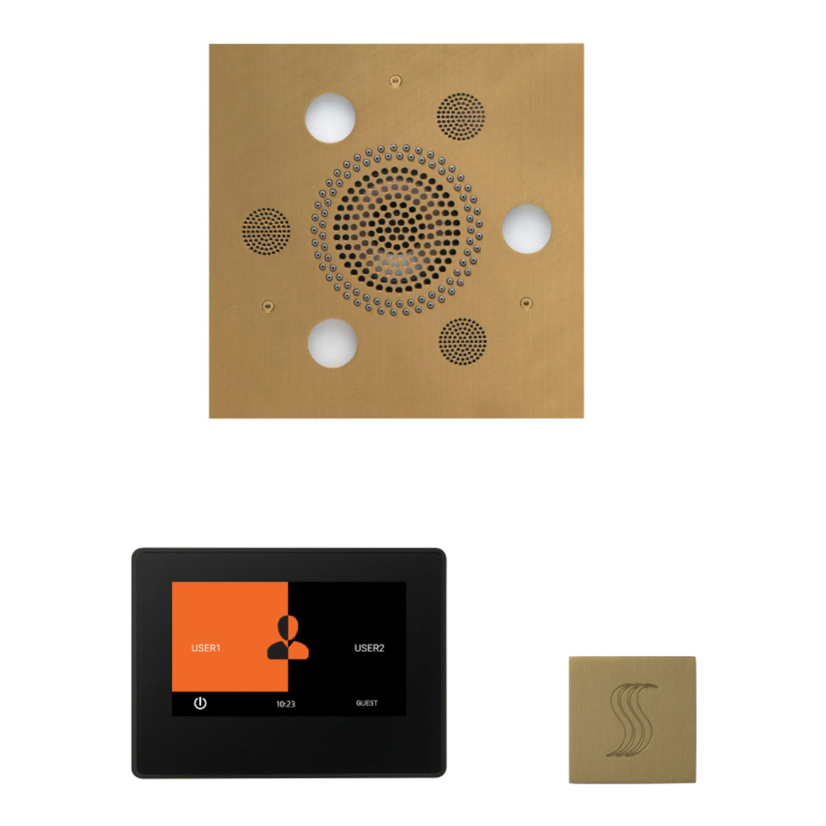 ThermaSol Wellness Steam Package with 7" ThermaTouch Square WSTP7S