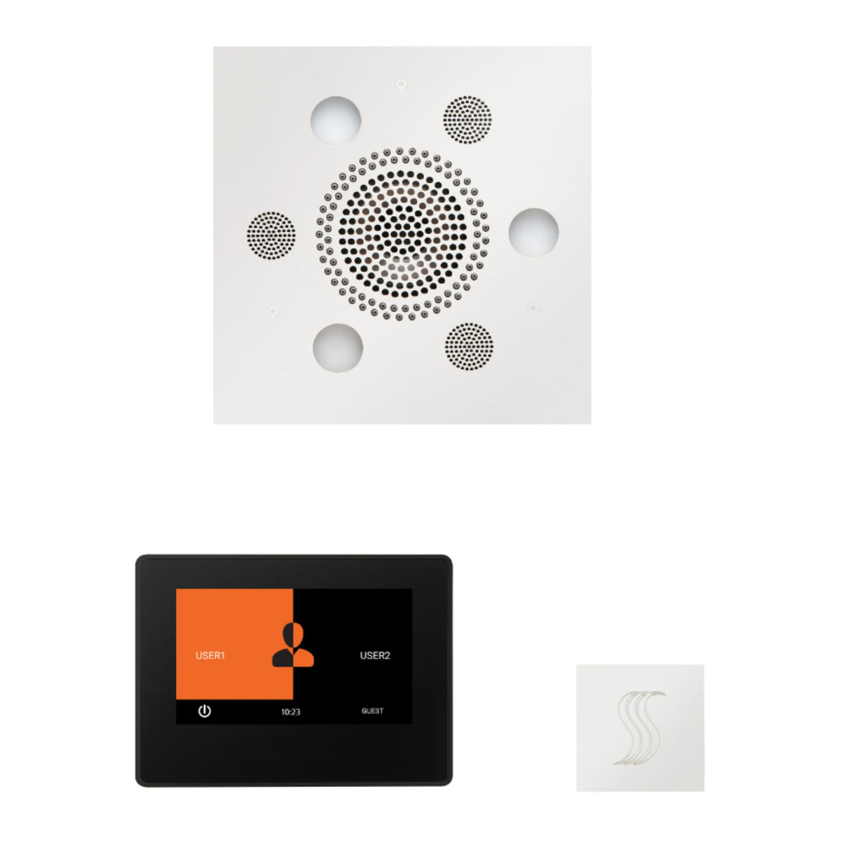 ThermaSol Wellness Steam Package with 7" ThermaTouch Square WSTP7S