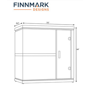 Finnmark 4-Person FD-5 Trinity XL Infrared & Steam Sauna Combo FD-KN005