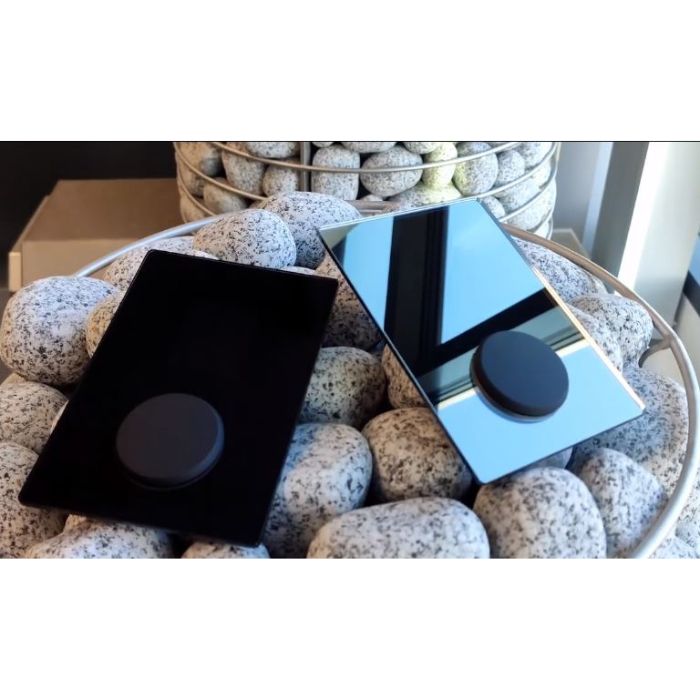 HUUM UKU Mirror Sauna Heater Control with Wi-Fi, Digital On/Off, Time, Temp, Mirror