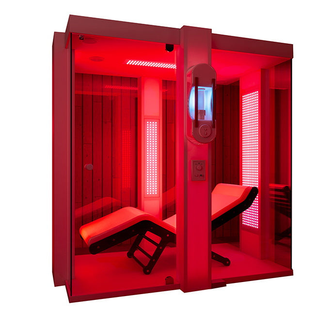 Halotherapy Solutions Vitality Booth Plus Salt Therapy and Red Light ...