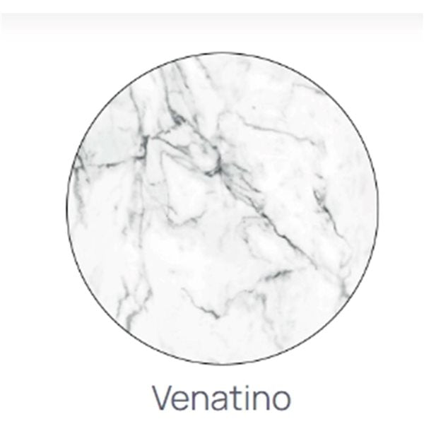 Avora Bath Venatino Marble Acrylic Alcove Shower System 60"W x 30"D x 96"H 6030RTAV6036VMWS