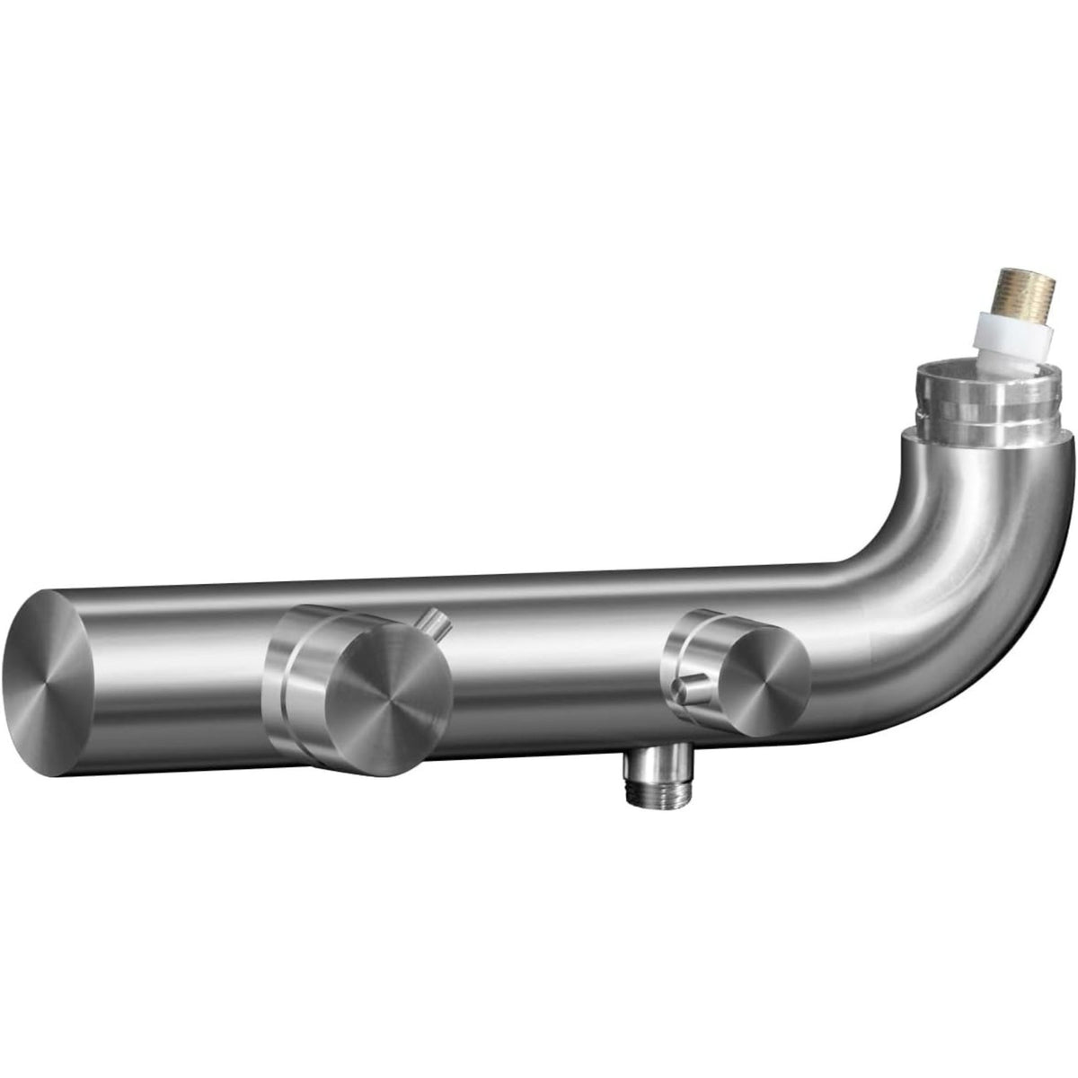 Wayime 45*16" Separable & Composable Wall-Mounted Brushed Stainless Steel 304 Rainfall Indoor Outdoor Shower System CB-013