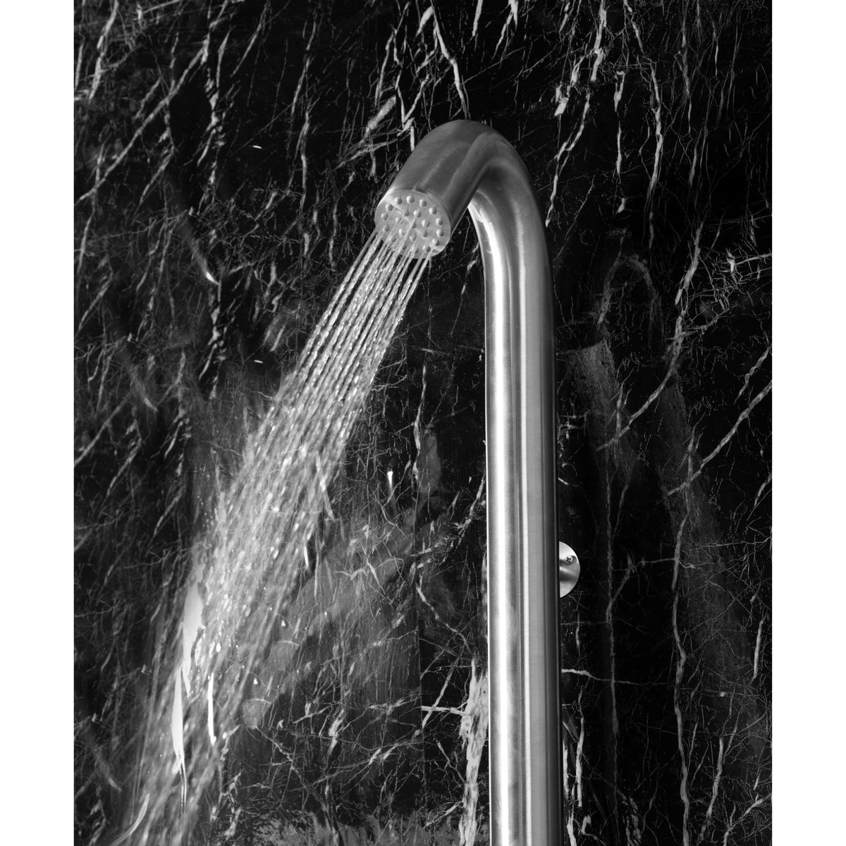 Wayime 45*16" Separable & Composable Wall-Mounted Brushed Stainless Steel 304 Rainfall Indoor Outdoor Shower System CB-013