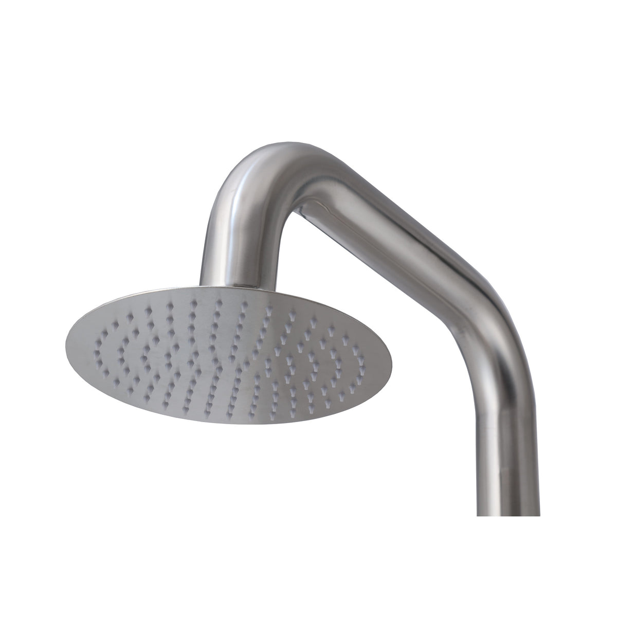 Wayime 91" Separable&Composable Free-Standing Brushed Stainless Steel 304 Rainfall Outdoor Shower with DOE Certificate CB-016