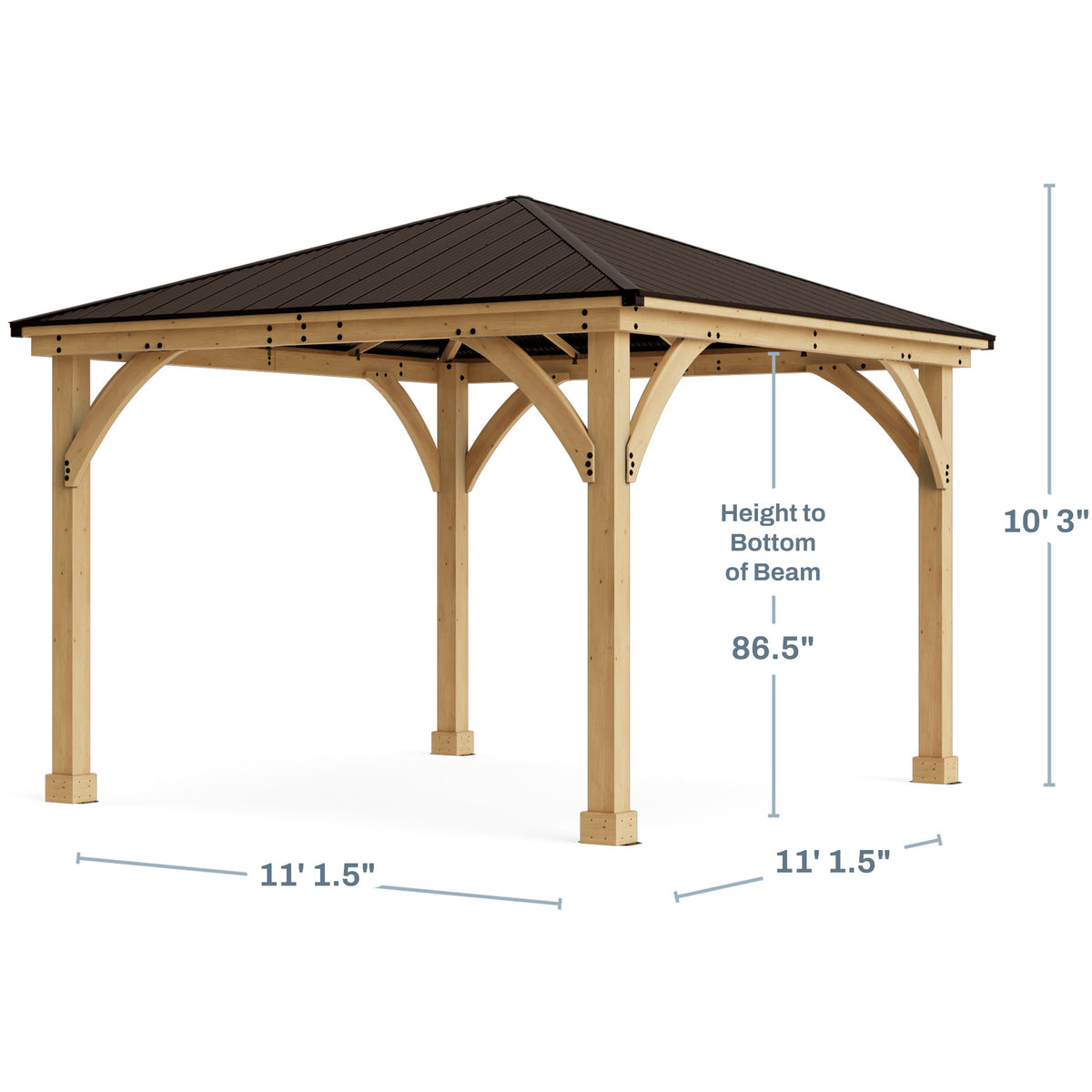 Yardistry 12 x 12 Meridian Gazebo YM11769