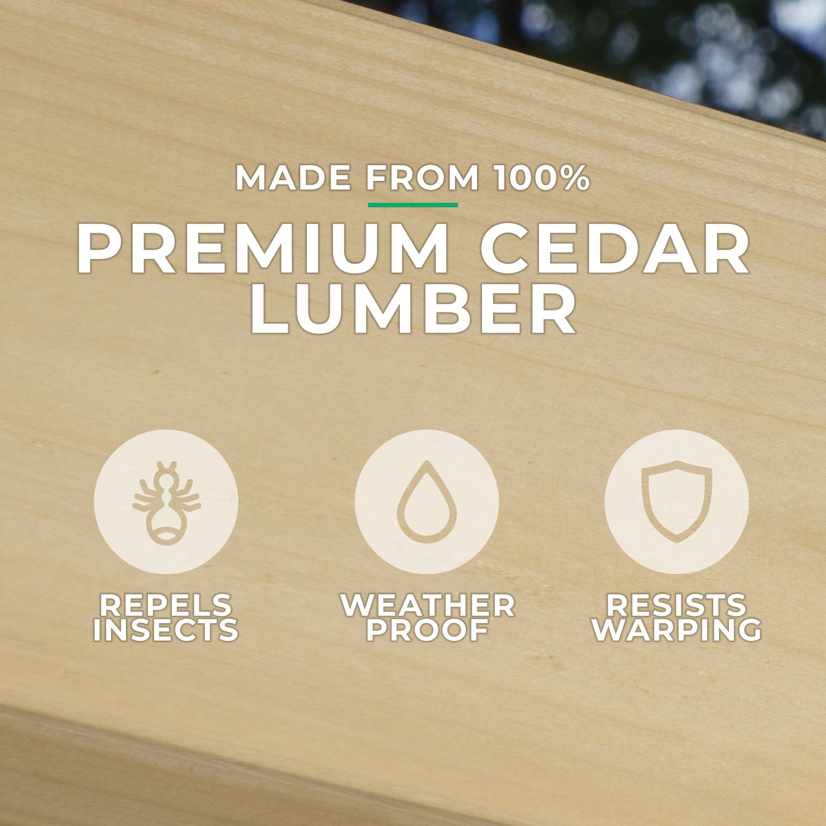 Yardistry 10' Meridian Bar Counter YM11814COM