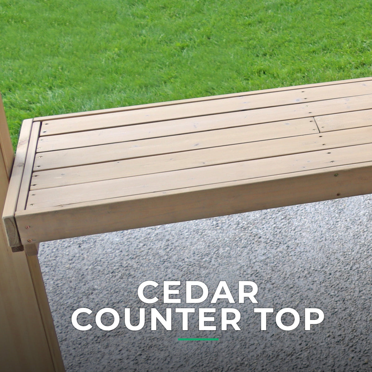 Yardistry 10' Meridian Bar Counter YM11814COM