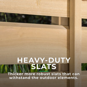 Yardistry 10' Meridian Privacy Wall YM11811COM