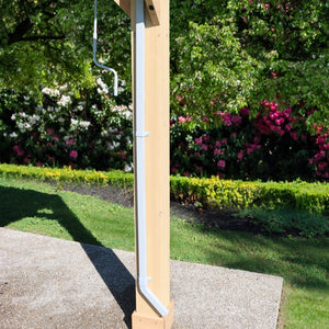 Yardistry 10' x 20' Meridian Wooden Louvered Pergola YM11836COM