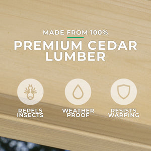 Yardistry 10' x 20' Meridian Wooden Louvered Pergola YM11836COM