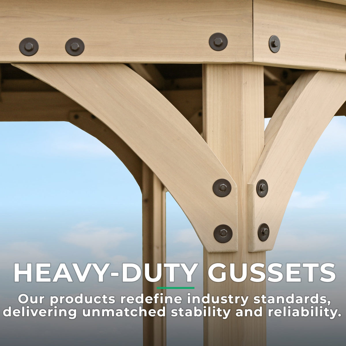 Yardistry 12' Meridian Octagon Gazebo YM11924COM