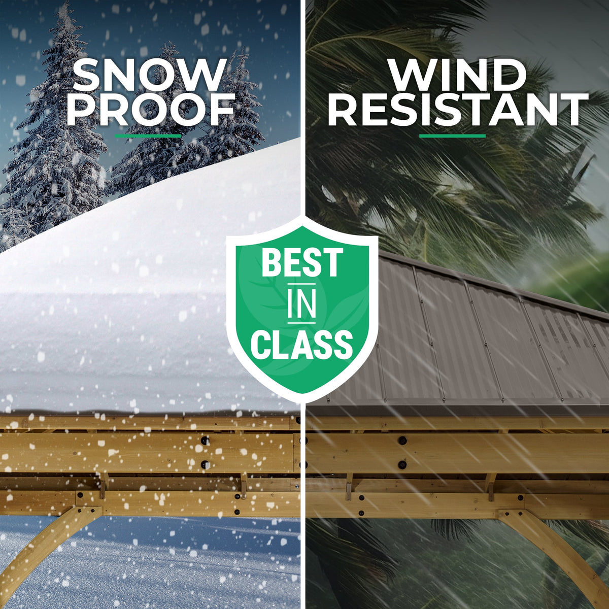 Yardistry 12' Meridian Octagon Gazebo YM11924COM