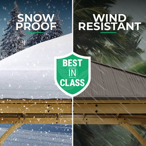 Yardistry 12' Meridian Octagon Gazebo YM11924COM