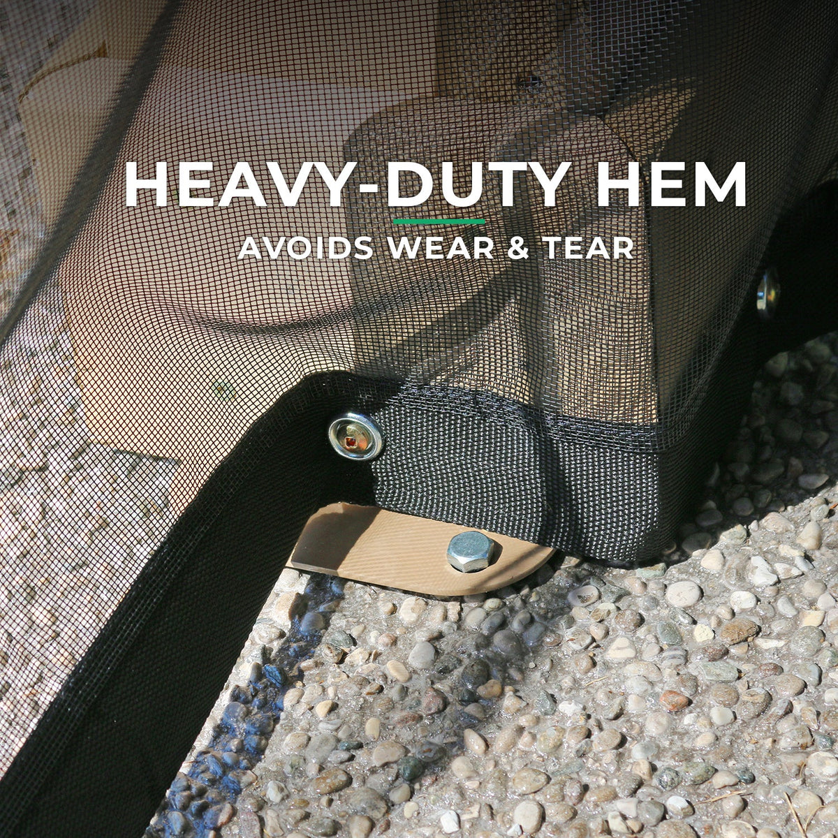 Yardistry 12' x 24' Gazebo Mosquito Mesh Kit YM12789COM