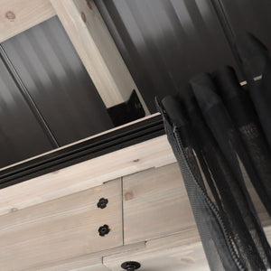 Yardistry 16' x 14' Timber Frame Pavilion Mosquito Mesh Kit YM12928COM