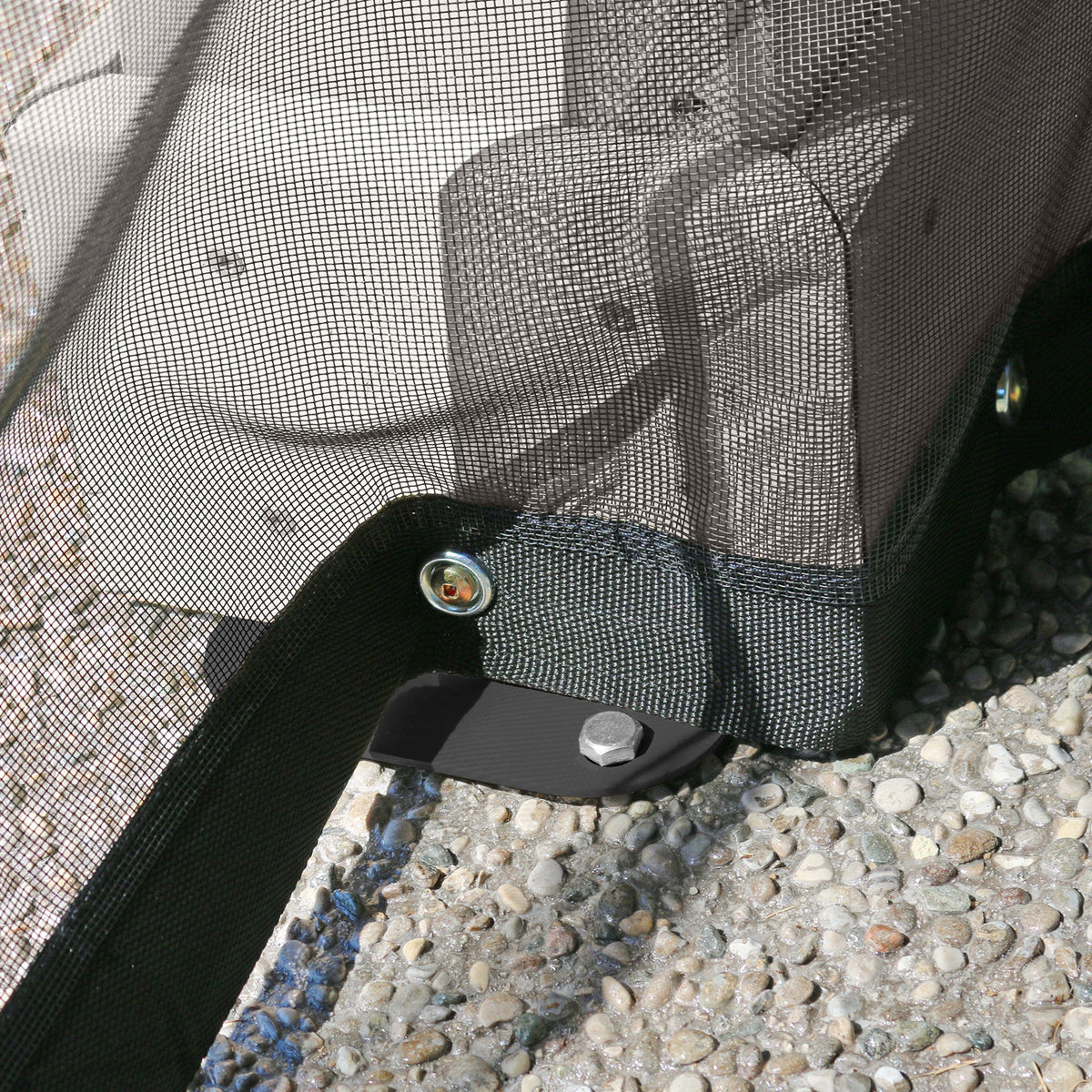 Yardistry 16' x 14' Timber Frame Pavilion Mosquito Mesh Kit YM12928COM