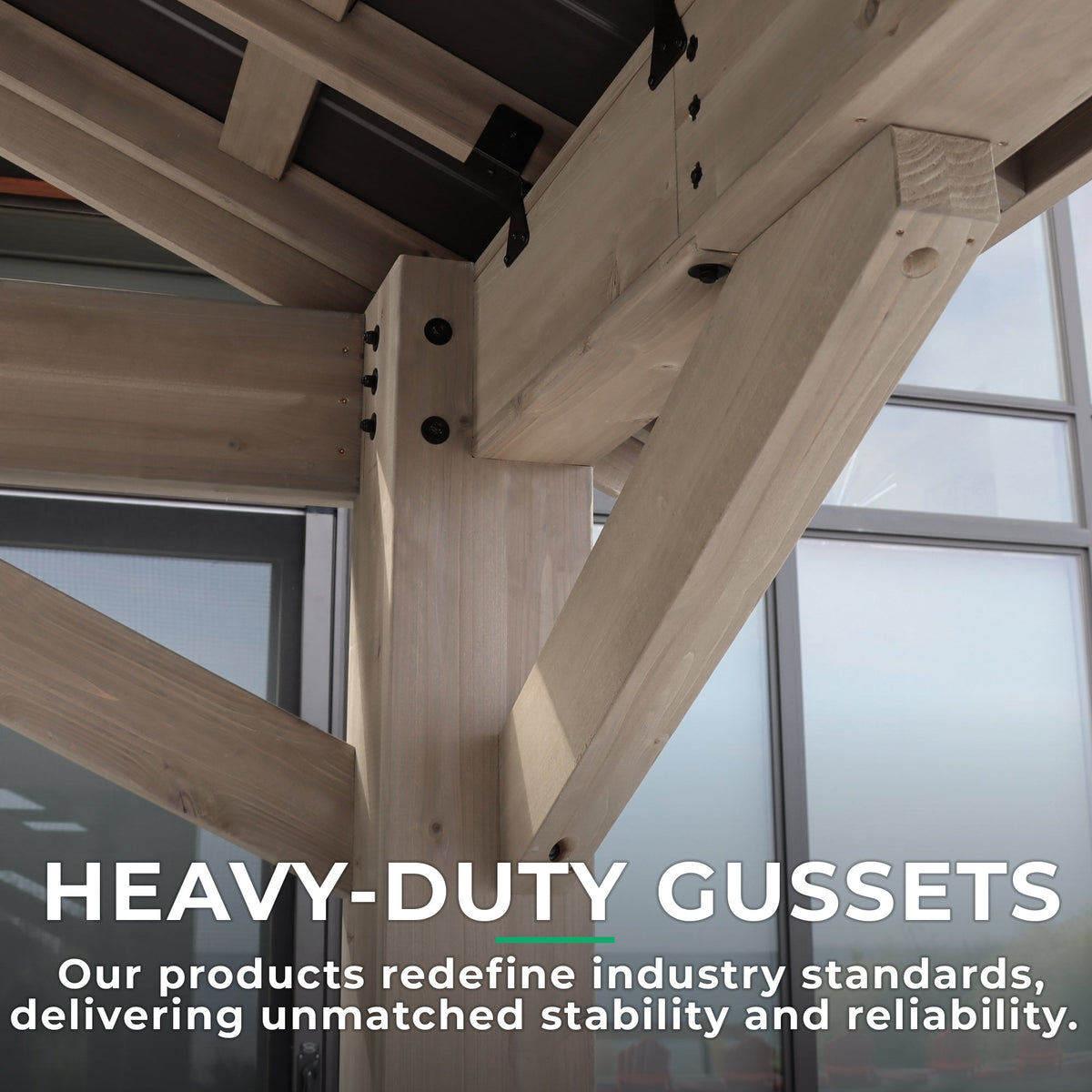 Yardistry 16 x 14 Timber Frame Pavilion YM12904COM