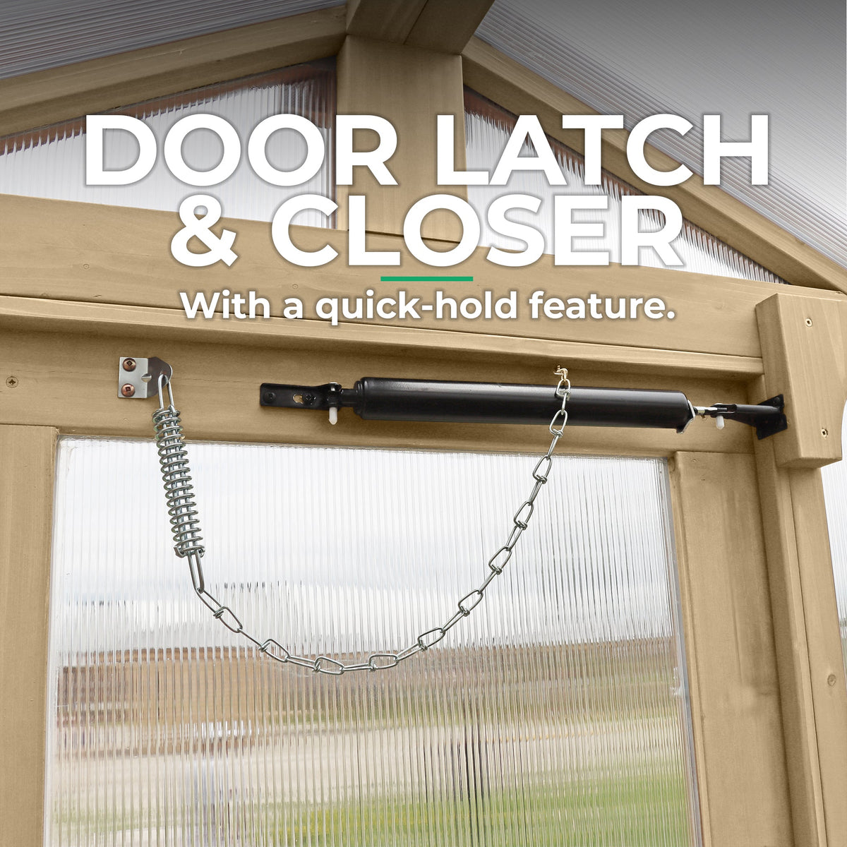 Yardistry 6.7' x 7.8' Meridian Greenhouse YM11945COM