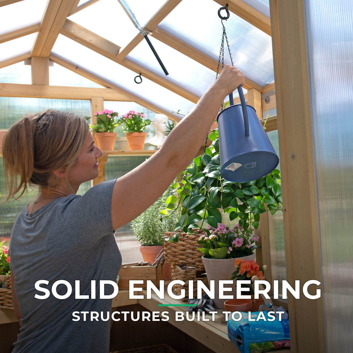 Yardistry 6.7' x 7.8' Meridian Greenhouse YM11945COM