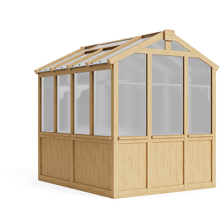 Yardistry Meridian Wooden Greenhouse Workstation YM11816COM