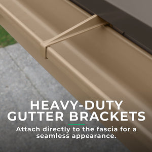 Yardistry Rain Gutter Kit for the 12 x 16 Meridian Gazebo YM12847COM