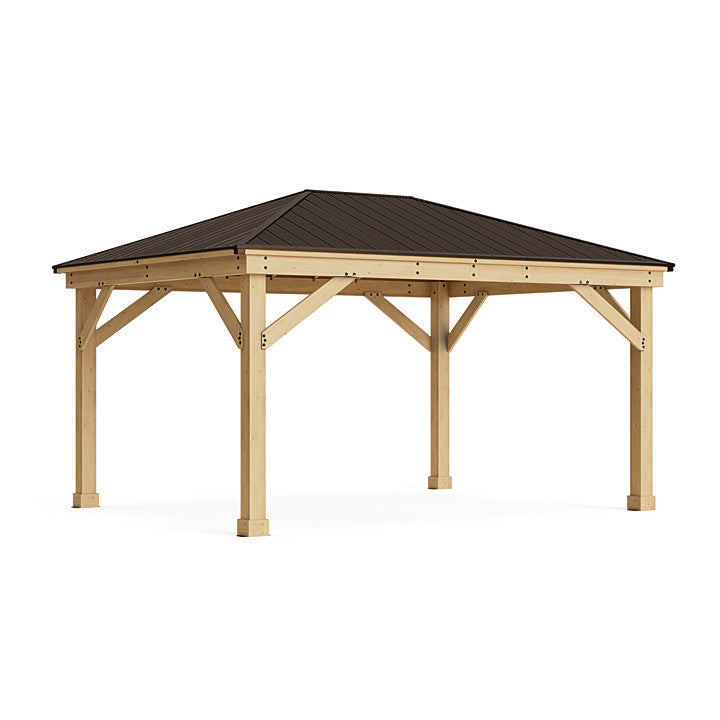 Yardistry Rain Gutter Kit for the 12 x 16 Meridian Gazebo YM12847COM