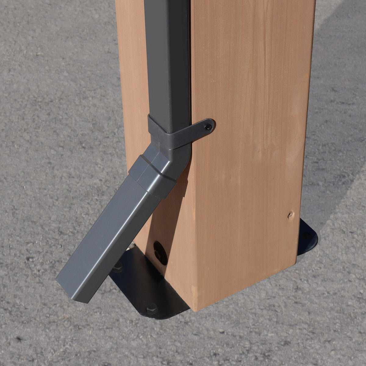 Yardistry Rain Gutter Kit for the 14' x 17' Carport Pavilion YM12991COM