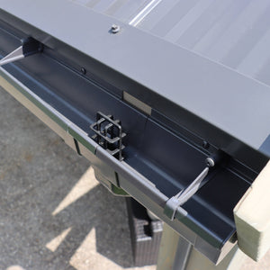 Yardistry Rain Gutter Kit for the 16' x 14' Timber Frame Pavilion YM12927COM