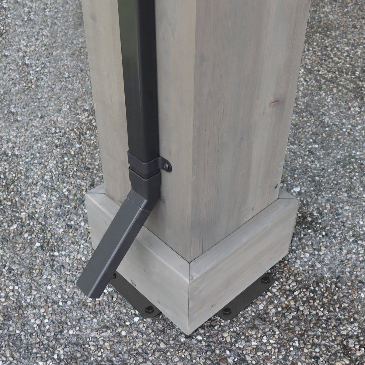 Yardistry Rain Gutter Kit for the 16' x 14' Timber Frame Pavilion YM12927COM