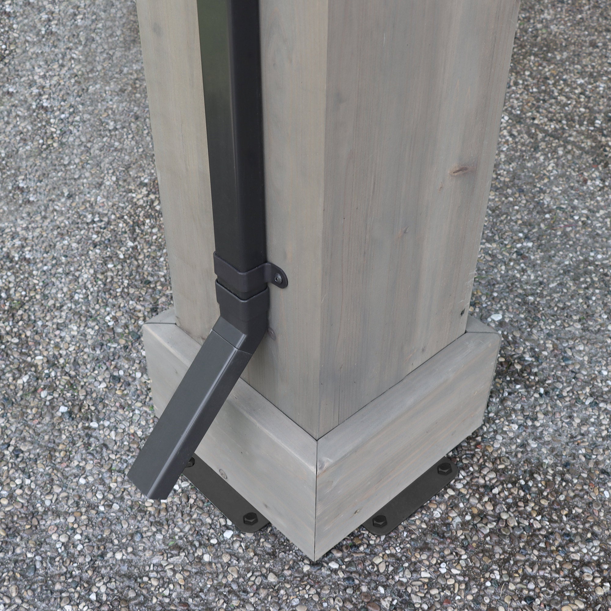 Yardistry Rain Gutter Kit for the 16' x 14' Timber Frame Pavilion ...