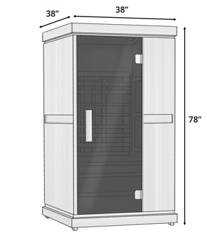 Finnmark 1-Person FD-1 Full-Spectrum Infrared Sauna FD-KN001