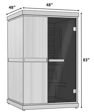 Finnmark 2-Person FD-4 Trinity Infrared & Steam Sauna Combo FD-KN004